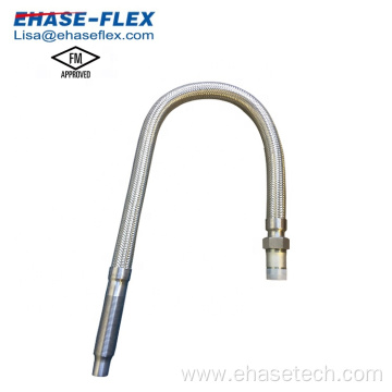 FM Approved Stainless Steel Flexible Fire Sprinkler Hose